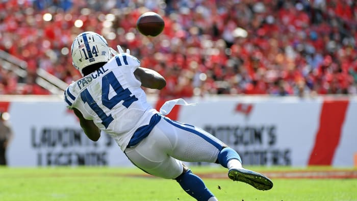 Zach Pascal has 12 receptions for 183 yards and a TD in the Colts' past two games.